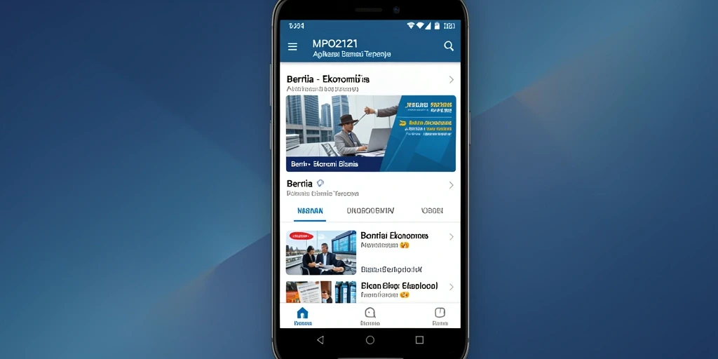 Tampilan antarmuka MPO2121 yang sederhana dan informatif.