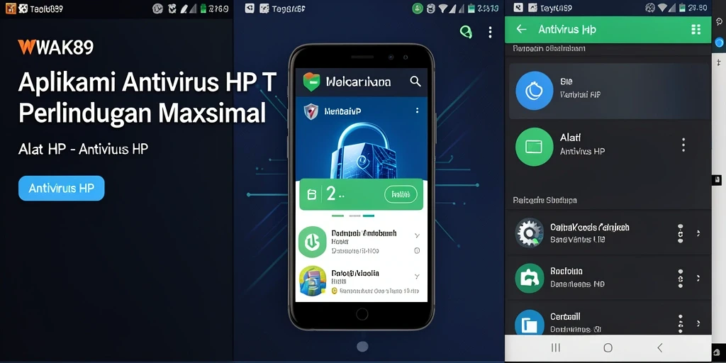 Antarmuka WAK89 yang ramah pengguna untuk perlindungan ponsel.