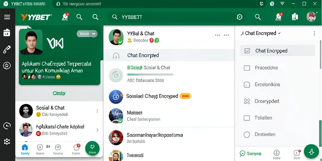 Antarmuka YYBET yang sederhana dan intuitif untuk chatting aman.