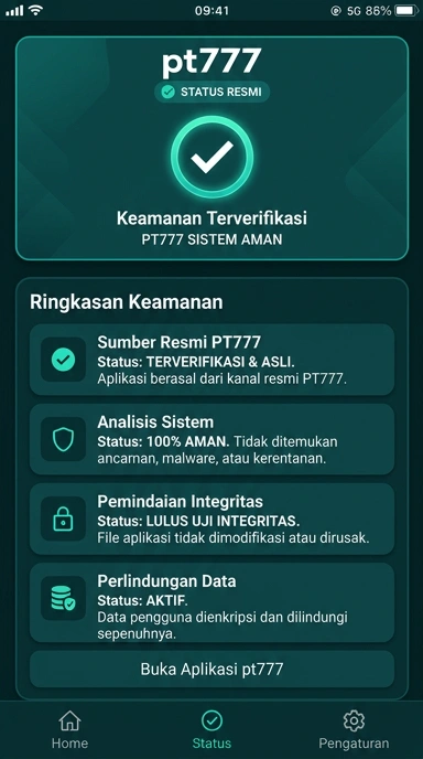 Halaman Resmi Kanal PT777 untuk Pengguna Android